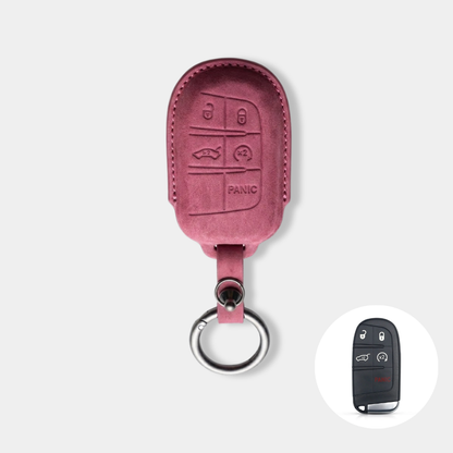 Case Suede Collection para Chave Fiat e Jeep 5 Botões - Kapzy