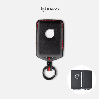 Case Suede Collection para Chave Volvo (Modelo 01) - Kapzy
