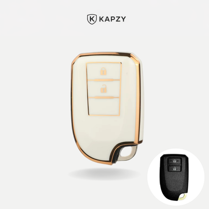 Case para Toyota Yaris, Corolla, RAV4, SW4, Hilux, 2 Botões - Kapzy