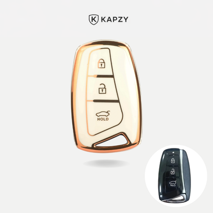 Case para Hyundai Santa Fe, Azera, Ix35, Elantra Presença 3 Botões - Kapzy
