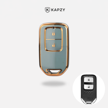 Case para Honda WRV, CRV, Fit, Civic, Accord, HR-V, City Presença 2 Botões - Kapzy