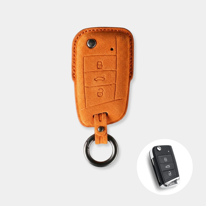Case Suede Collection para Chave Volkswagen 3 Botões - Kapzy