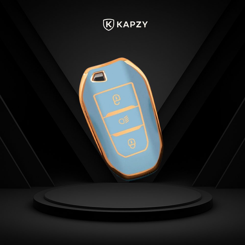 Case para Citroën Peugeot, 2008, 3008, 5008, 508, C4 (Botão de Farol) - Kapzy
