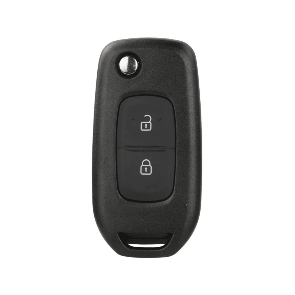 Case para Renault Clio, Kwid, Logan, Duster, Oroch, Megane (2 Botões) Canivete - Kapzy