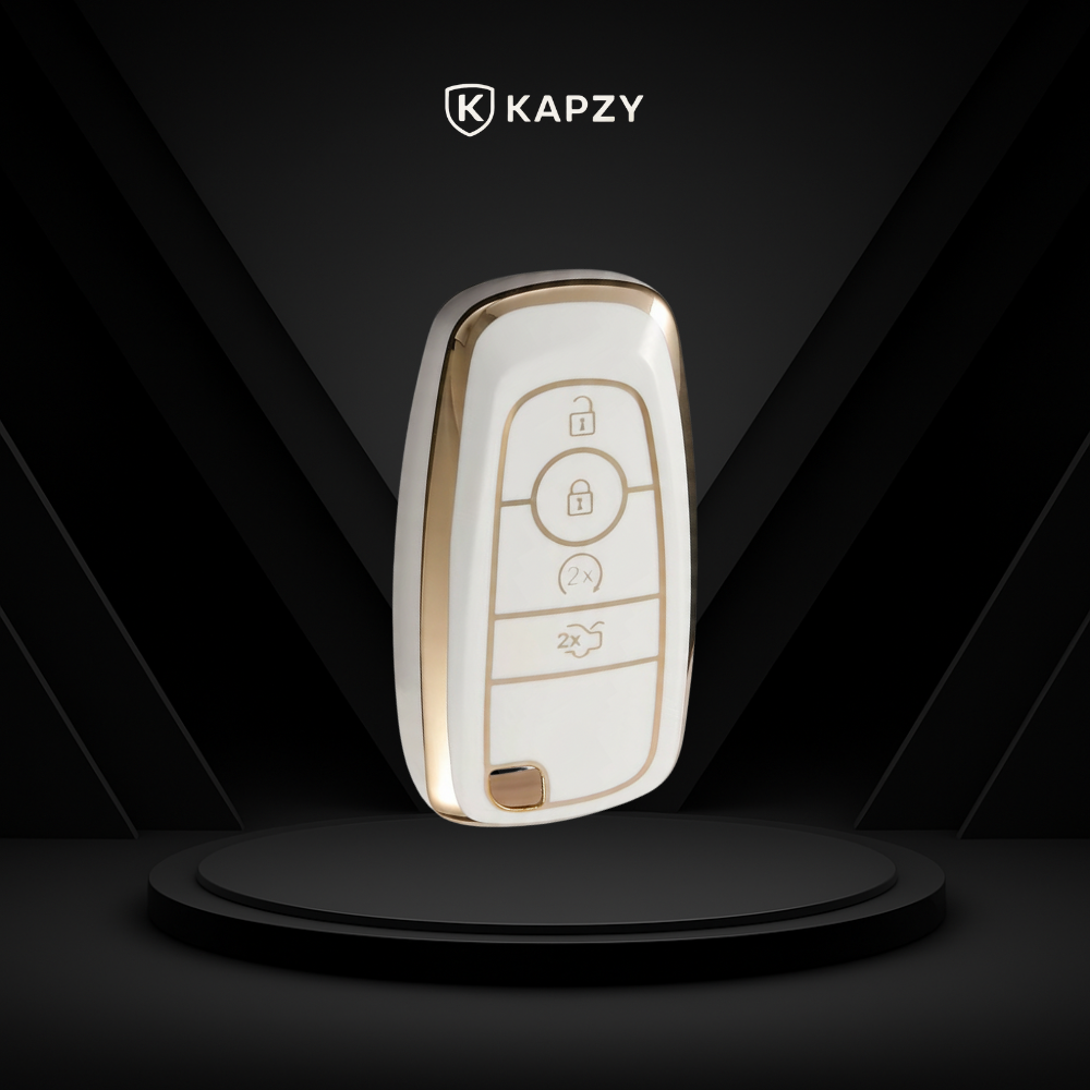 Case para Ford Edge, Fusion, Mustang, Explorer, Ecosport 4 Botões - Kapzy
