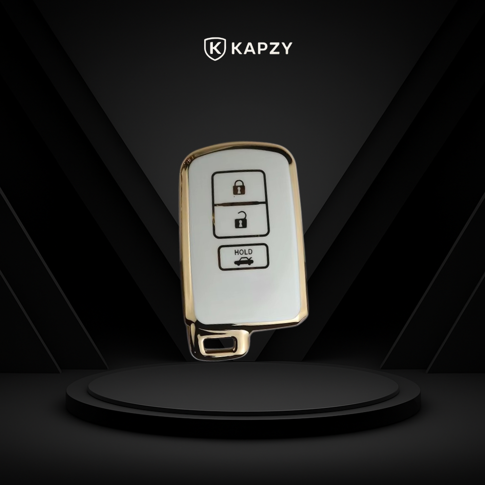 Case para Toyota Corolla, RAV4, SW4, Hilux, 3 Botões - Kapzy