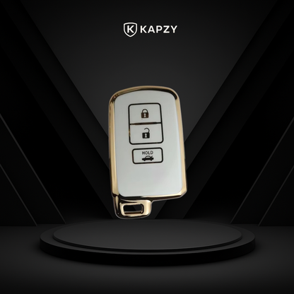 Case para Toyota Corolla, RAV4, SW4, Hilux, 3 Botões - Kapzy
