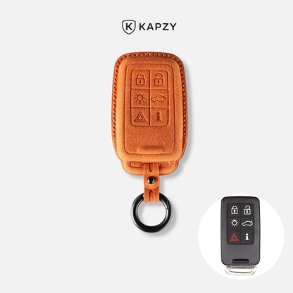 Case Suede Collection para Chave Volvo - Kapzy