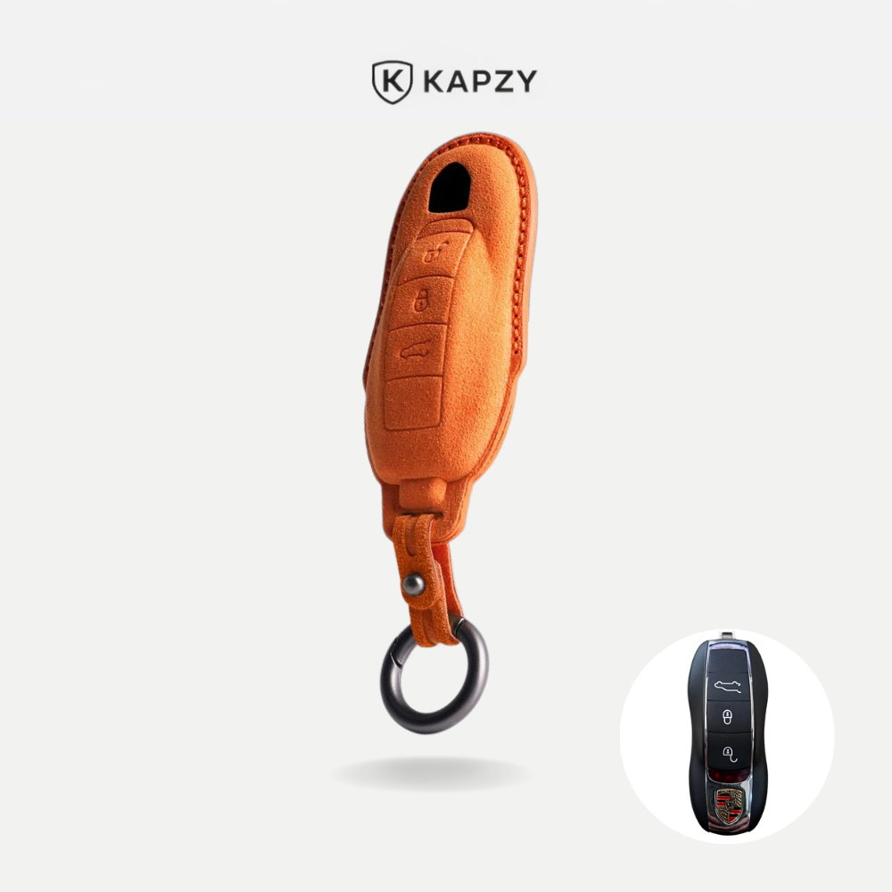 Case Suede Collection para Chave Porsche (Modelo 02) - Kapzy