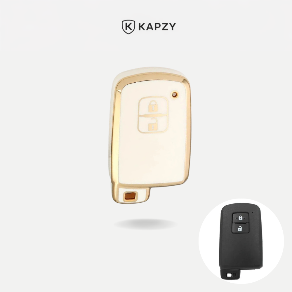 Case para Toyota Corolla, RAV4, SW4, Hilux, 2 Botões - Kapzy