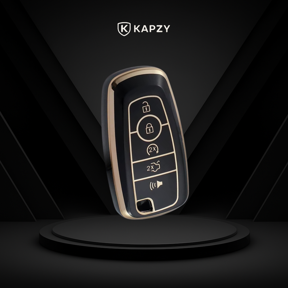 Case para Ford Edge, Focus, Fusion, Mustang, Explorer, Ecosport 5 Botões - Kapzy