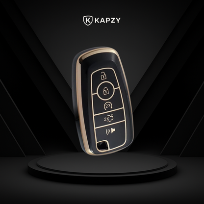 Case para Ford Edge, Focus, Fusion, Mustang, Explorer, Ecosport 5 Botões - Kapzy