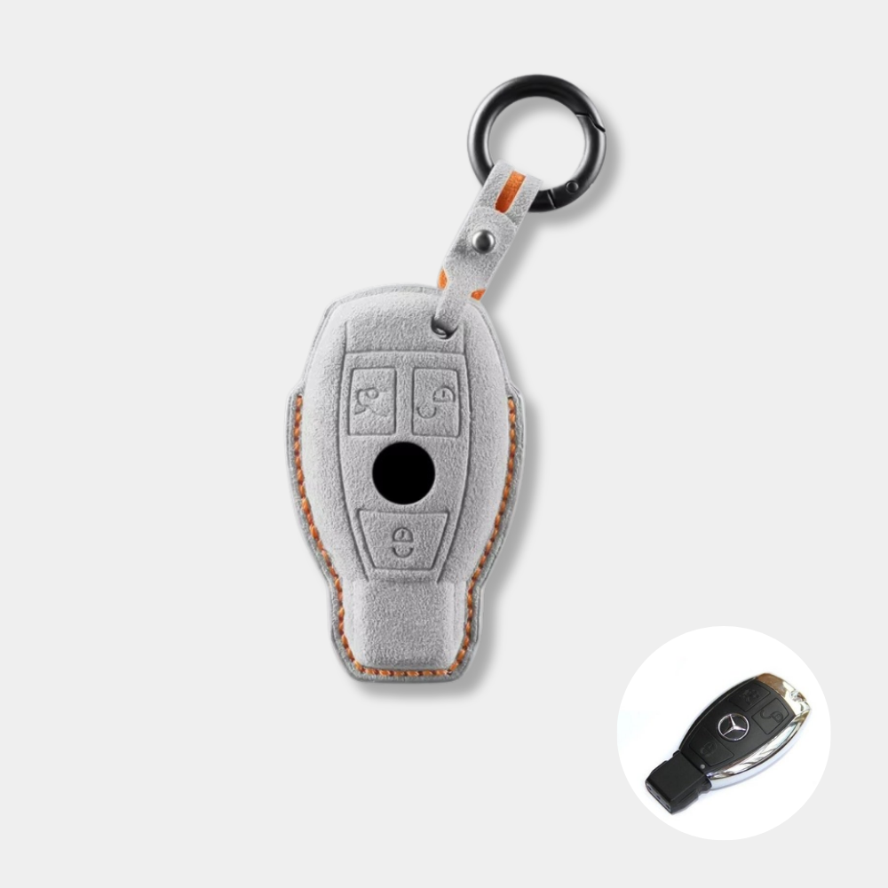 Case Suede Collection para Chave Mercedes - Kapzy