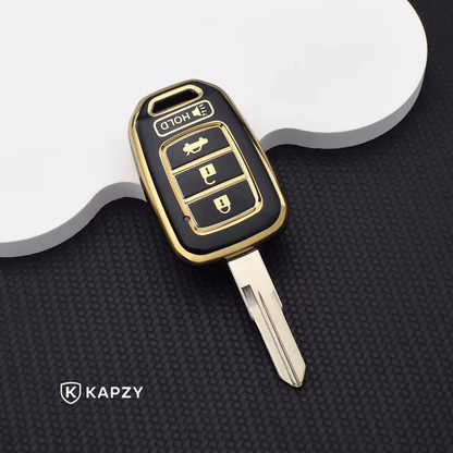 Case para Honda Fit, Civic, HR-V, Accord, Wrv, Zrv, Crv 4 Botões - Kapzy