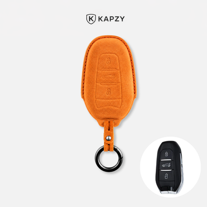 Case Suede Collection para Chave Citroen e Peugeot - Kapzy