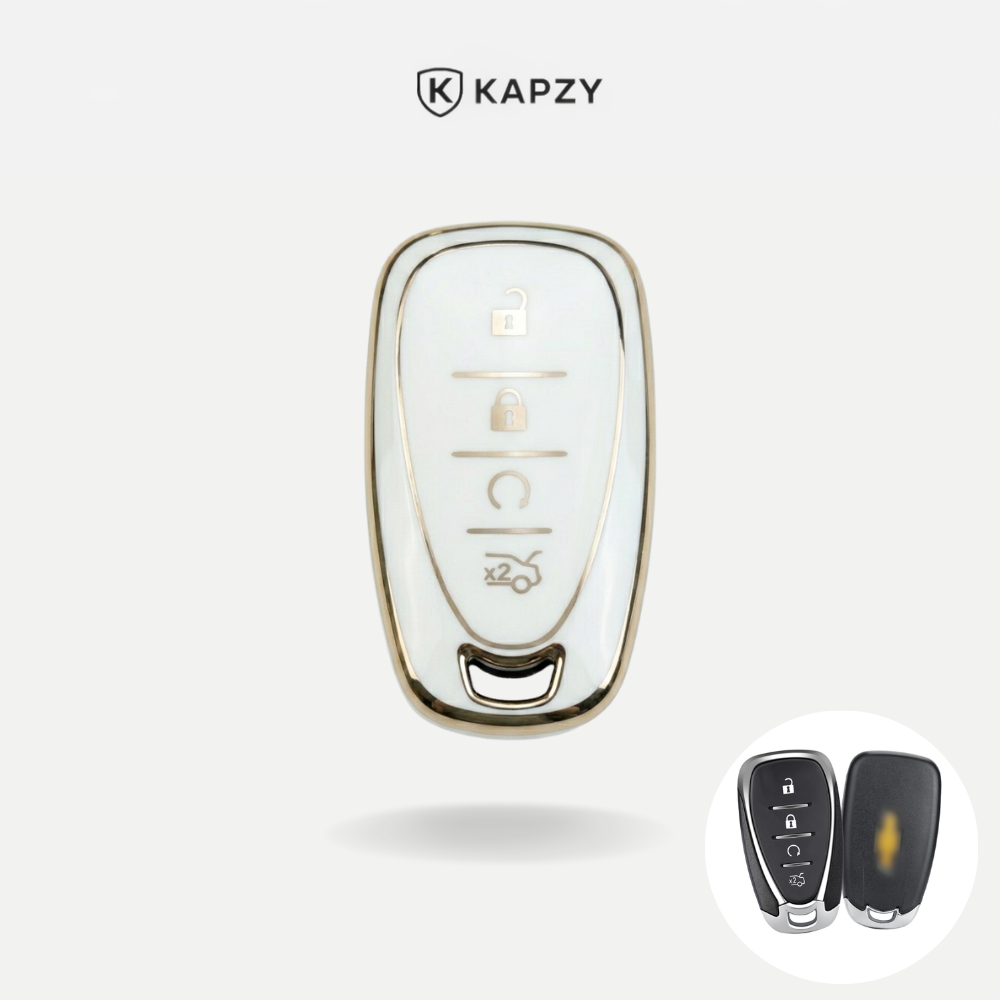Case para Chevrolet Cruze, Onix, Tracker (4 Botões Start Stop/Porta-Malas) - Kapzy