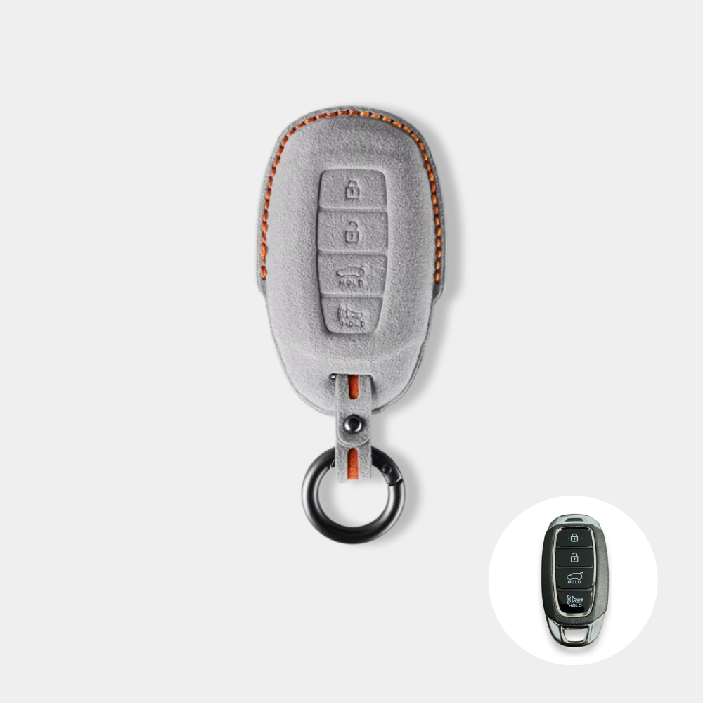 Case Suede Collection para Chave Hyundai Presença (4 Botões) - Kapzy