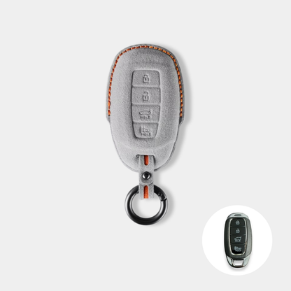 Case Suede Collection para Chave Hyundai Presença (4 Botões) - Kapzy