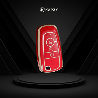 Case para Ford Edge, Fusion, Mustang, Explorer, Ecosport 4 Botões - Kapzy