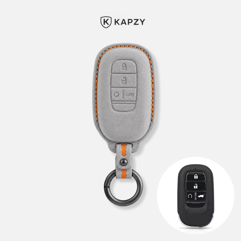 Case Suede Collection para Chave Honda Presença 4 Botões - Kapzy