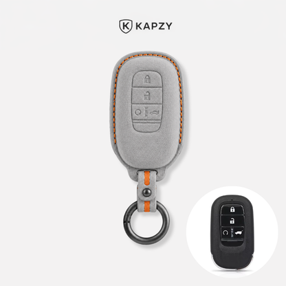 Case Suede Collection para Chave Honda Presença 4 Botões - Kapzy