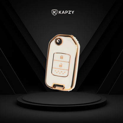 Case para Honda Civic, HRV, CR-V, Accord, Fit, City Canivete 2 Botões - Kapzy