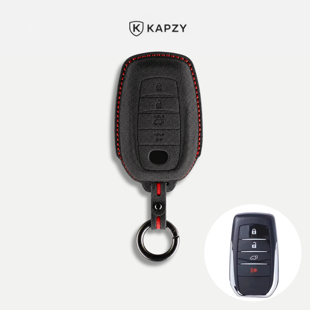 Case Suede Collection para Toyota Presença (4 Botões) - Kapzy