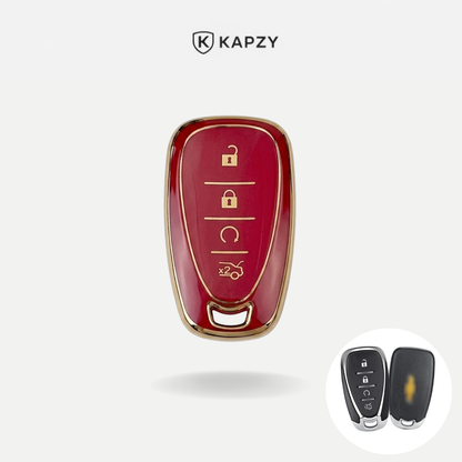Case para Chevrolet Cruze, Onix, Tracker (4 Botões Start Stop/Porta-Malas) - Kapzy