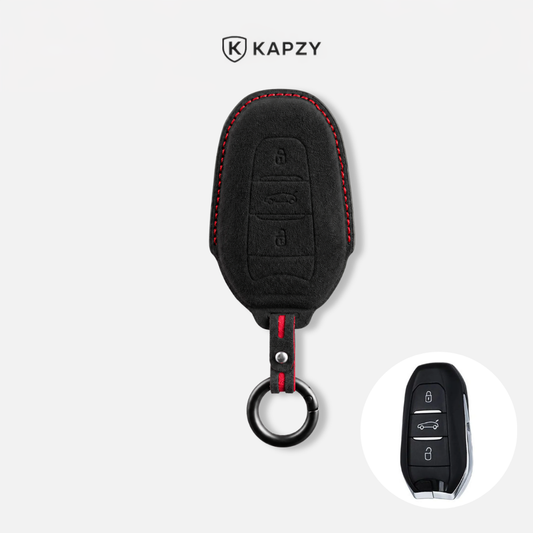 Case Suede Collection para Chave Citroen e Peugeot - Kapzy