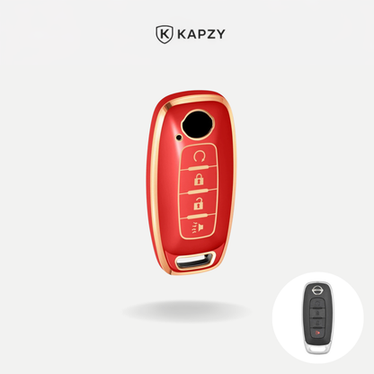 Case para Nissan Sentra, Versa, Kicks, Sentra Presença 4 Botões (Modelo 02) - Kapzy