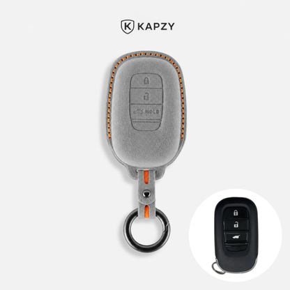 Case Suede Collection para Chave Honda Presença 3 Botões (Porta-Malas) - Kapzy