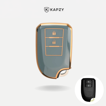 Case para Toyota Yaris, Corolla, RAV4, SW4, Hilux, 2 Botões - Kapzy