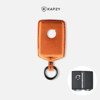Case Suede Collection para Chave Volvo (Modelo 01) - Kapzy