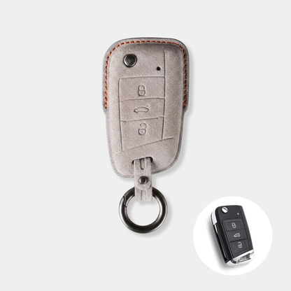 Case Suede Collection para Chave Volkswagen 3 Botões - Kapzy