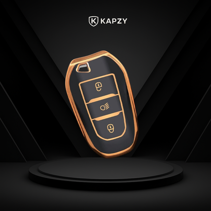 Case para Citroën Peugeot, 2008, 3008, 5008, 508, C4 (Botão de Farol) - Kapzy