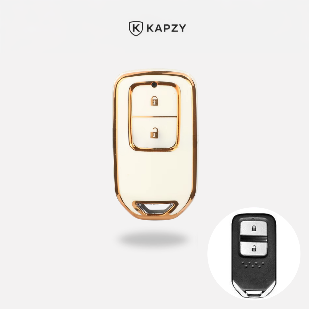 Case para Honda WRV, CRV, Fit, Civic, Accord, HR-V, City Presença 2 Botões - Kapzy