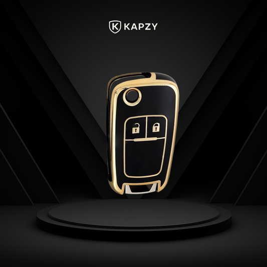 Case para Chevrolet Cruze, Tracker, Onix, S10, Malibu, Captiva, cobalt, prisma, Sonic (2 botões) - Kapzy