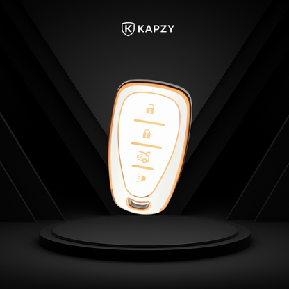Case para Chevrolet Camaro, Cruze, Malibu, Sonic, Tracker, Equinox 4 Botões - Kapzy