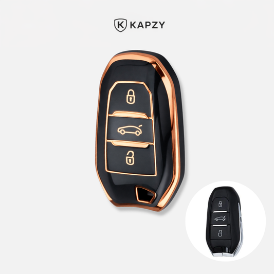 Case para Citroën e Peugeot, Diversos (Botão Porta Malas) Chave Presencial - Kapzy