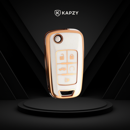 Case para Chevrolet Cruze, Tracker, Onix, S10, Malibu, Captiva, cobalt, prisma, Sonic (5 botões)