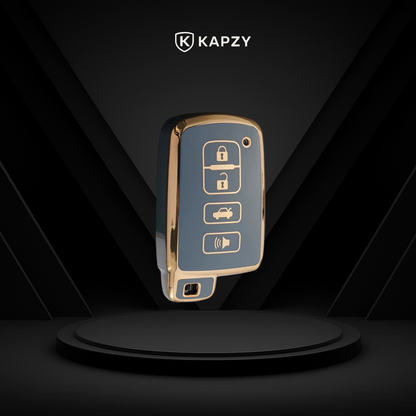 Case para Toyota Corolla, RAV4, SW4, Hilux, 4 Botões - Kapzy