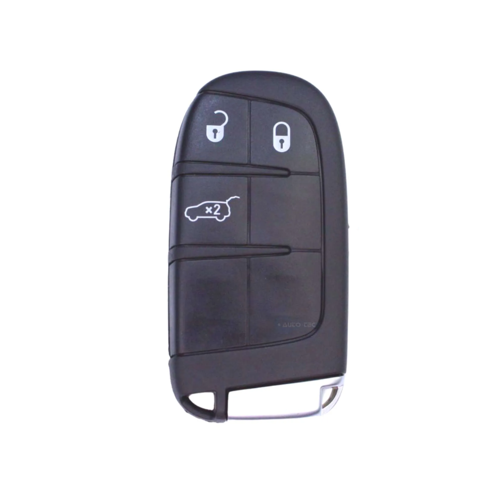 Case para Jeep Renegade, Compass, Grand Cherokee e para Dodge Ram 1500, Journey E Fiat Toro, FastBack, Pulse  (3 Botões) - Kapzy