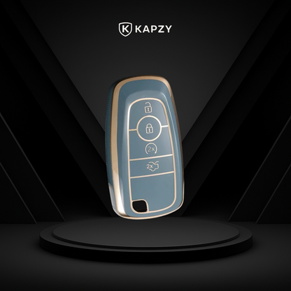 Case para Ford Edge, Fusion, Mustang, Explorer, Ecosport 4 Botões - Kapzy