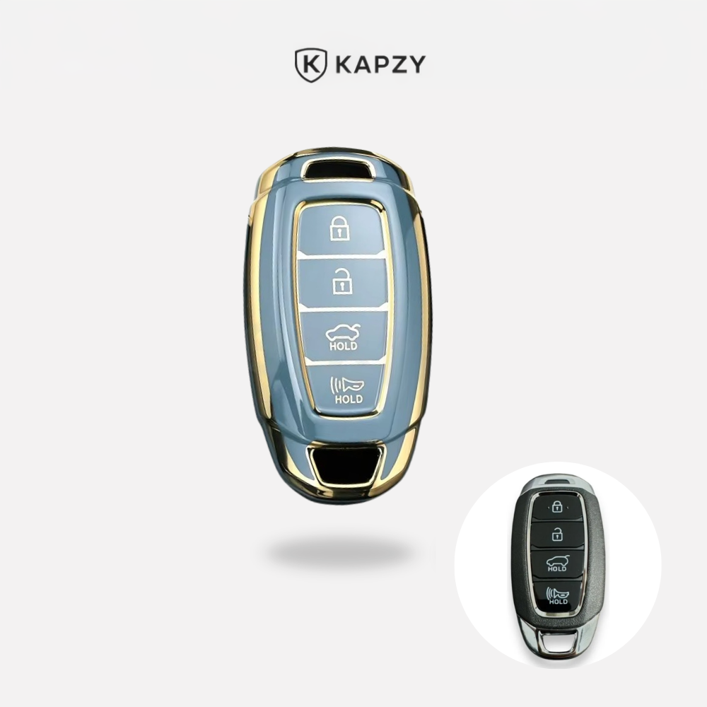 Case para Hyundai Elantra Sonata Creta i30 ix35 4 botões Chave Presencial - Kapzy