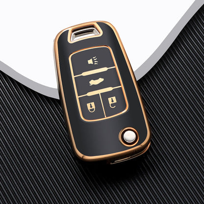 Case para Chevrolet Cruze, Tracker, Onix, S10, Malibu, Captiva, cobalt, prisma, Sonic (4 botões)