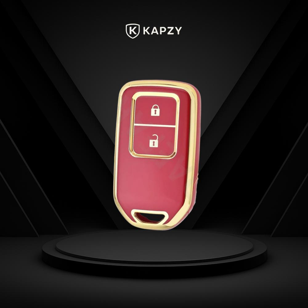 Case para Honda WRV, CRV, Fit, Civic, Accord, HR-V, City Presença 2 Botões - Kapzy