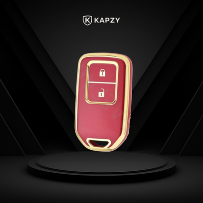 Case para Honda WRV, CRV, Fit, Civic, Accord, HR-V, City Presença 2 Botões - Kapzy
