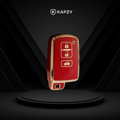 Case para Toyota Corolla, RAV4, SW4, Hilux, 3 Botões - Kapzy