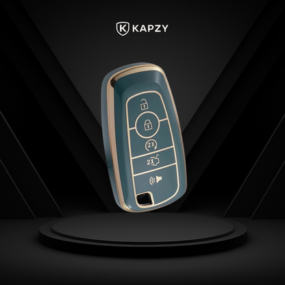 Case para Ford Edge, Focus, Fusion, Mustang, Explorer, Ecosport 5 Botões - Kapzy