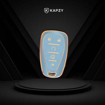 Case para Chevrolet Camaro, Cruze, Malibu, Sonic, Tracker, Equinox 5 Botões - Kapzy